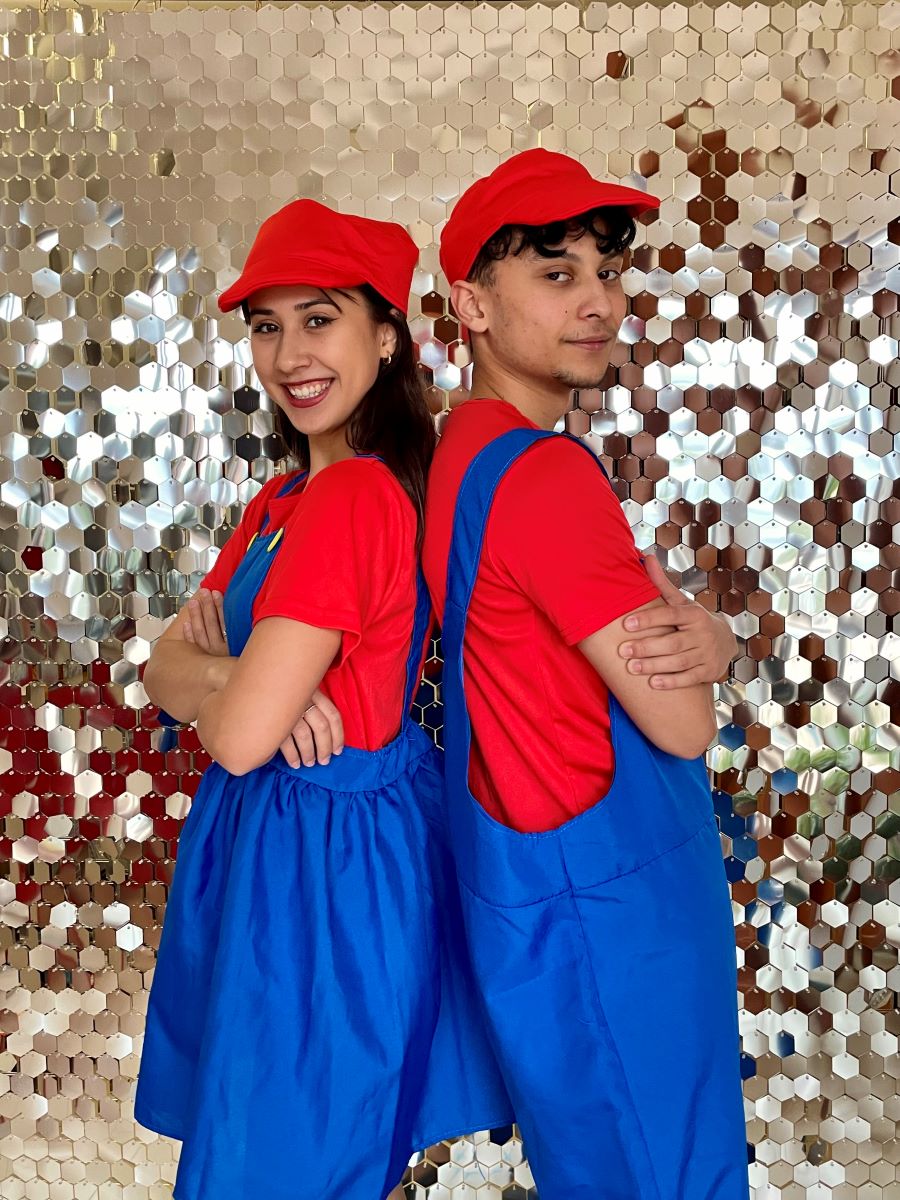 aventurka kostymy supermario, detska oslava, den deti, obecne slavnosti, animátori na Deň detí