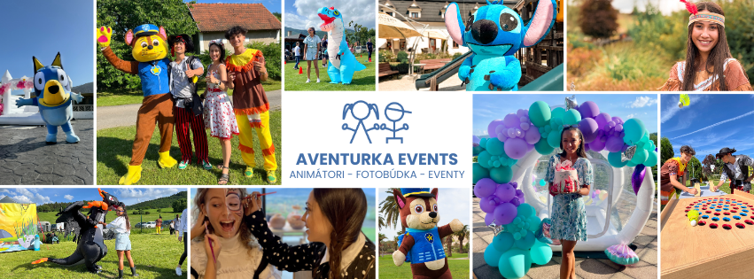 aventurka events, animátori slovensko, animačný program, animátori na detskú oslavu, animátori na deň detí