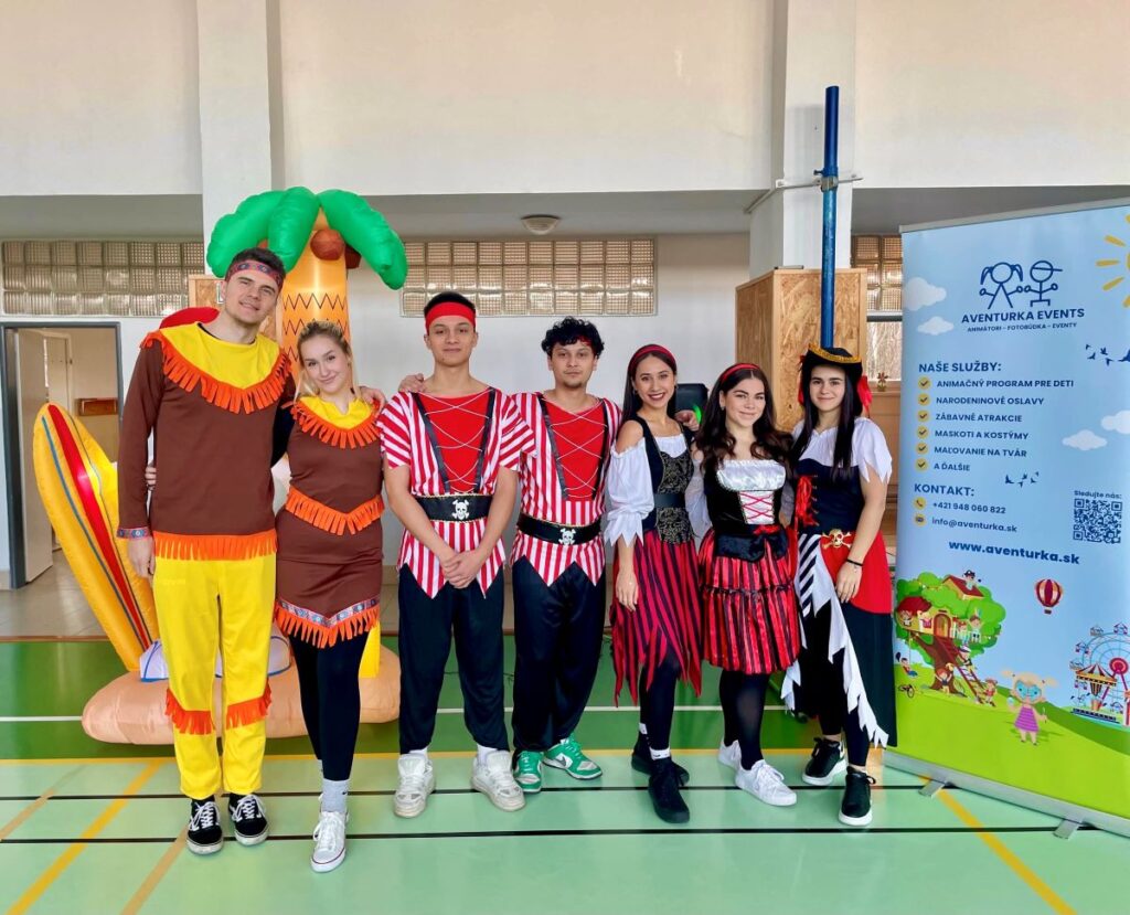 aventurka events team, animátori aventurka events, nafukovacia atrakcia, event aventurka